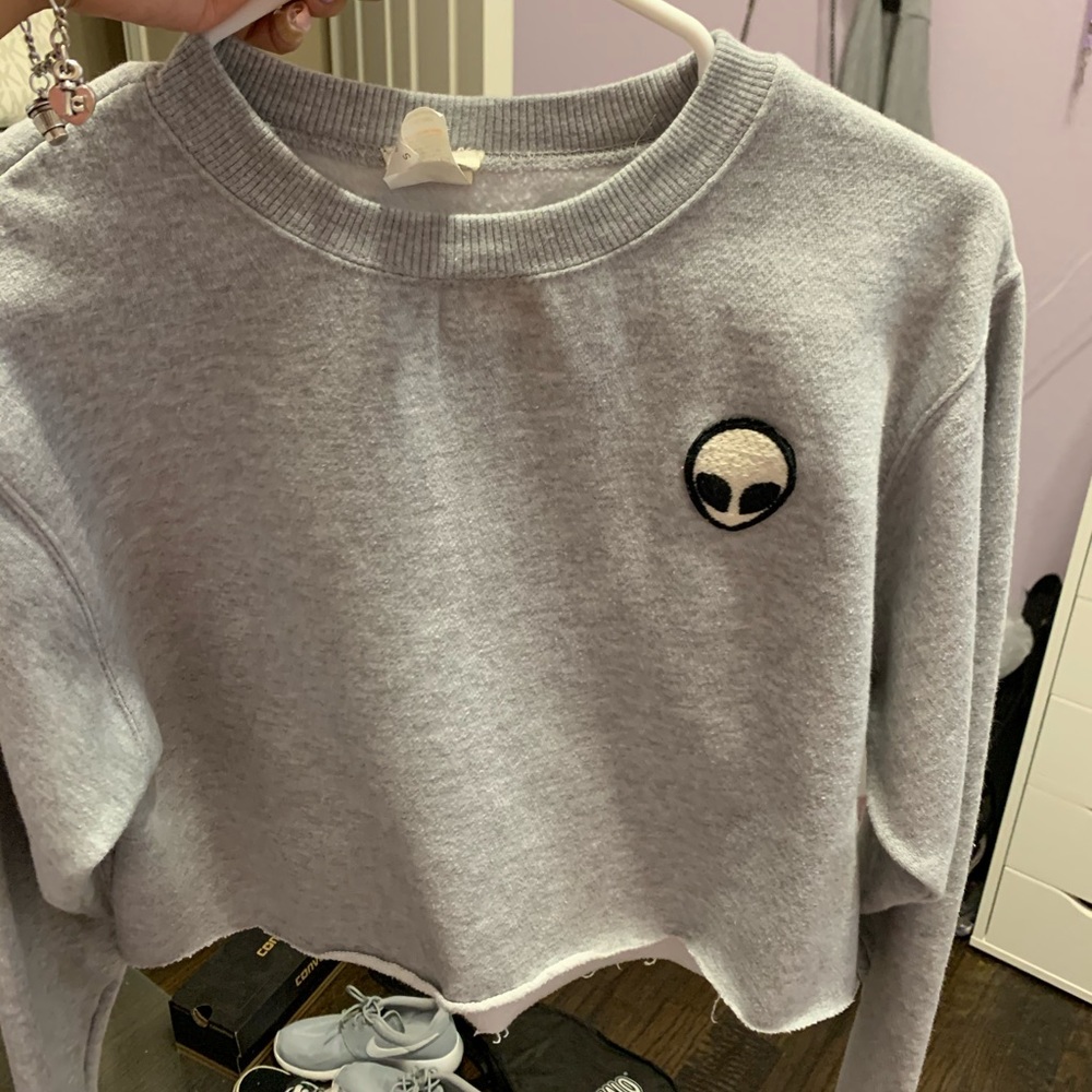 Brandy Melville Cropped Sweatshirt